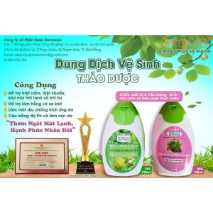 Dung dịch vệ sinh Dermalux - Màu Xanh