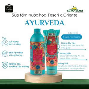 Sữa tắm nước hoa Tesori d’Oriente 500ml - Ayurveda